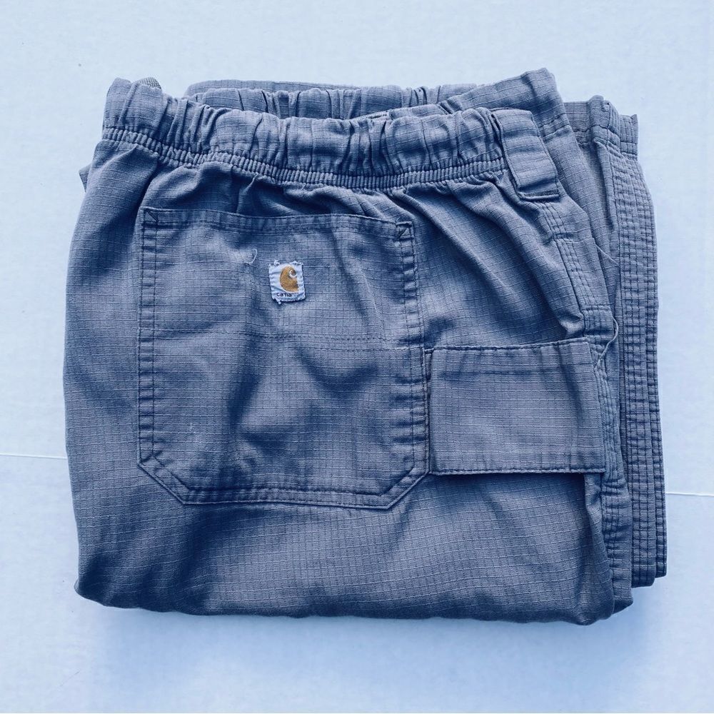Carhartt Scrub Pants Gray Drawstring Medical Dental XXL